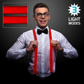 Light Up Red Suspenders with Red LEDs